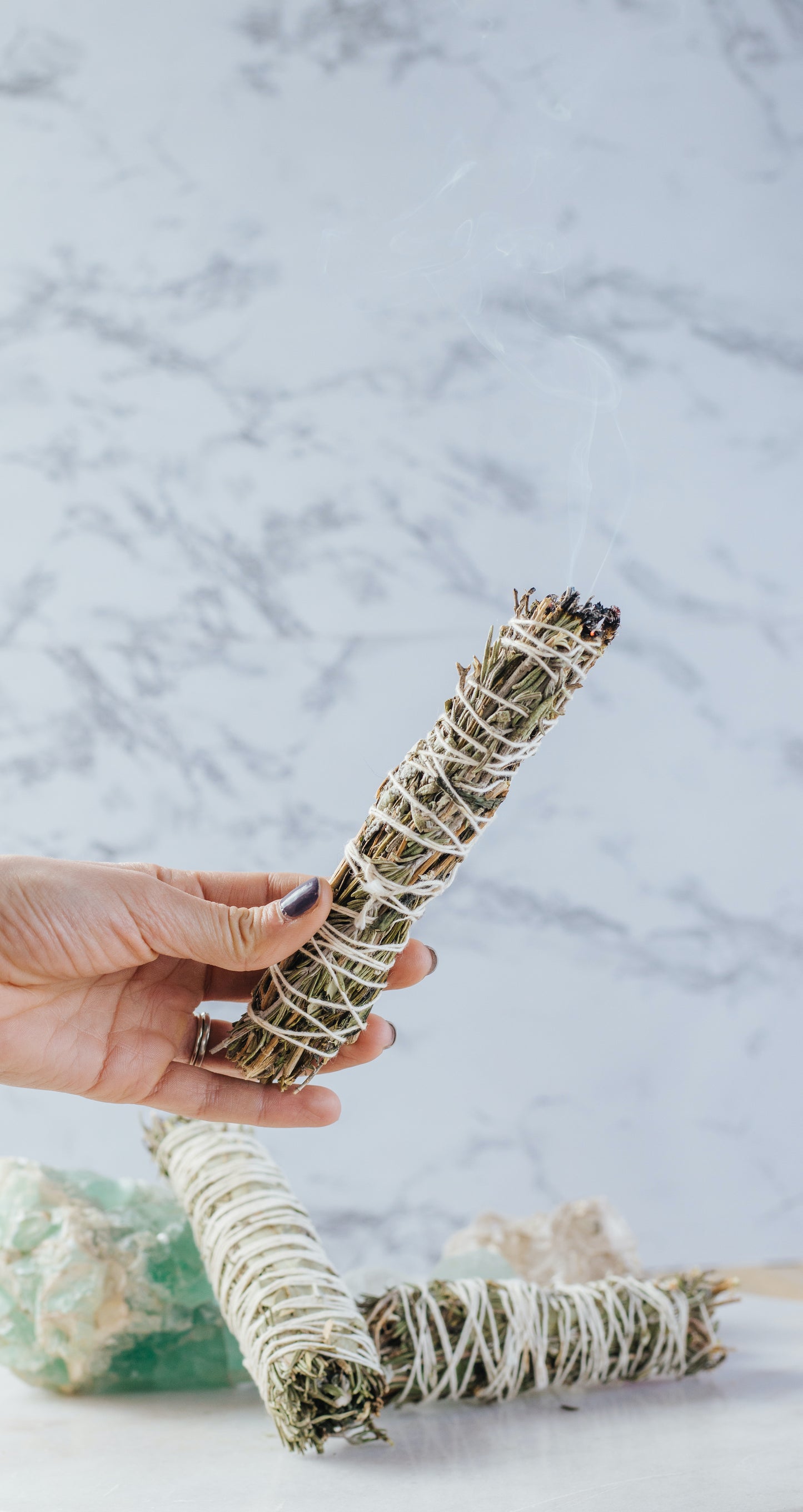 Sahumerio Salvia & Romero con Cuarzo